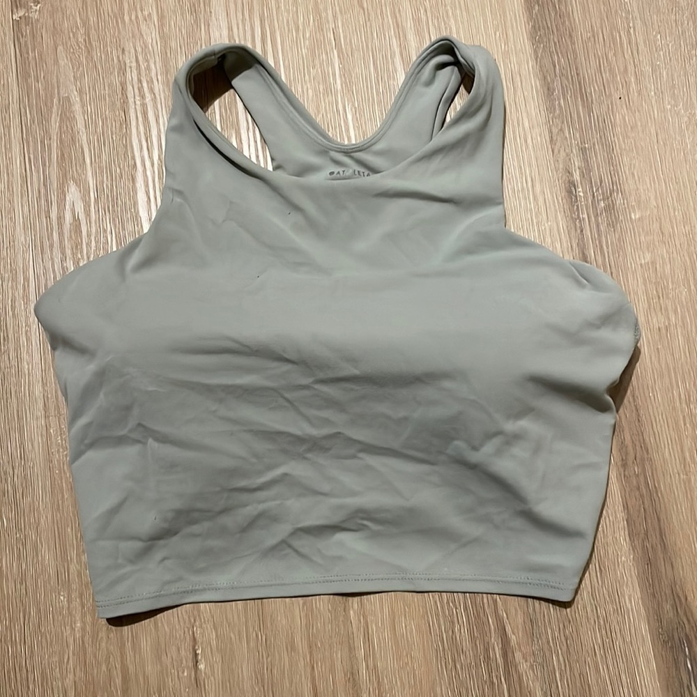 Athleta “Conscious Crop” in Eucalyptus Olive in medium!